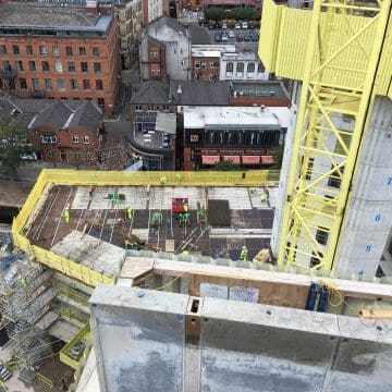 Up up and away at Manchester New Square!