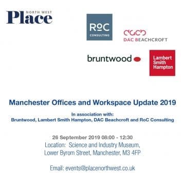 RoC sponsors of Place NW Manchester Offices and Workspace