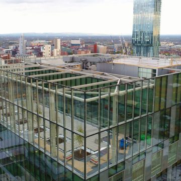 Our structural roof design on No. 1 Spinningfields is taking shape!