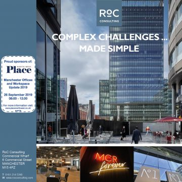 RoC Consulting and PlaceNW Manchester Offices and Workspace Update 2019